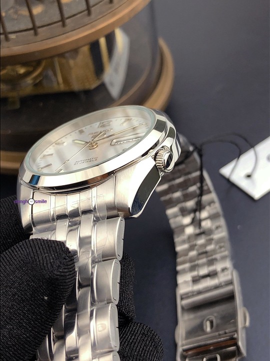 Đồng hồ Seiko 5 7S26C mặt trắng dây trắng SNK385K1 - Smile Watch