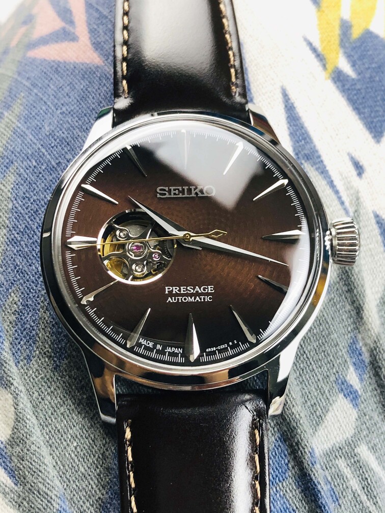 Đồng hồ Seiko presage automatic dây da SSA407J1 - Smile Watch