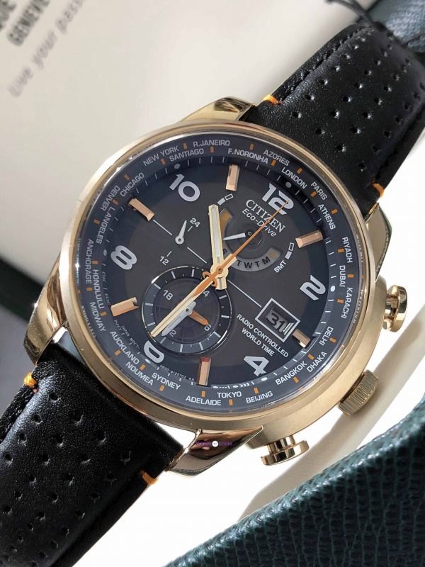 Citizen Eco Drive Radio Controlled Perpetual Calendar Wr200 AT9013 03H