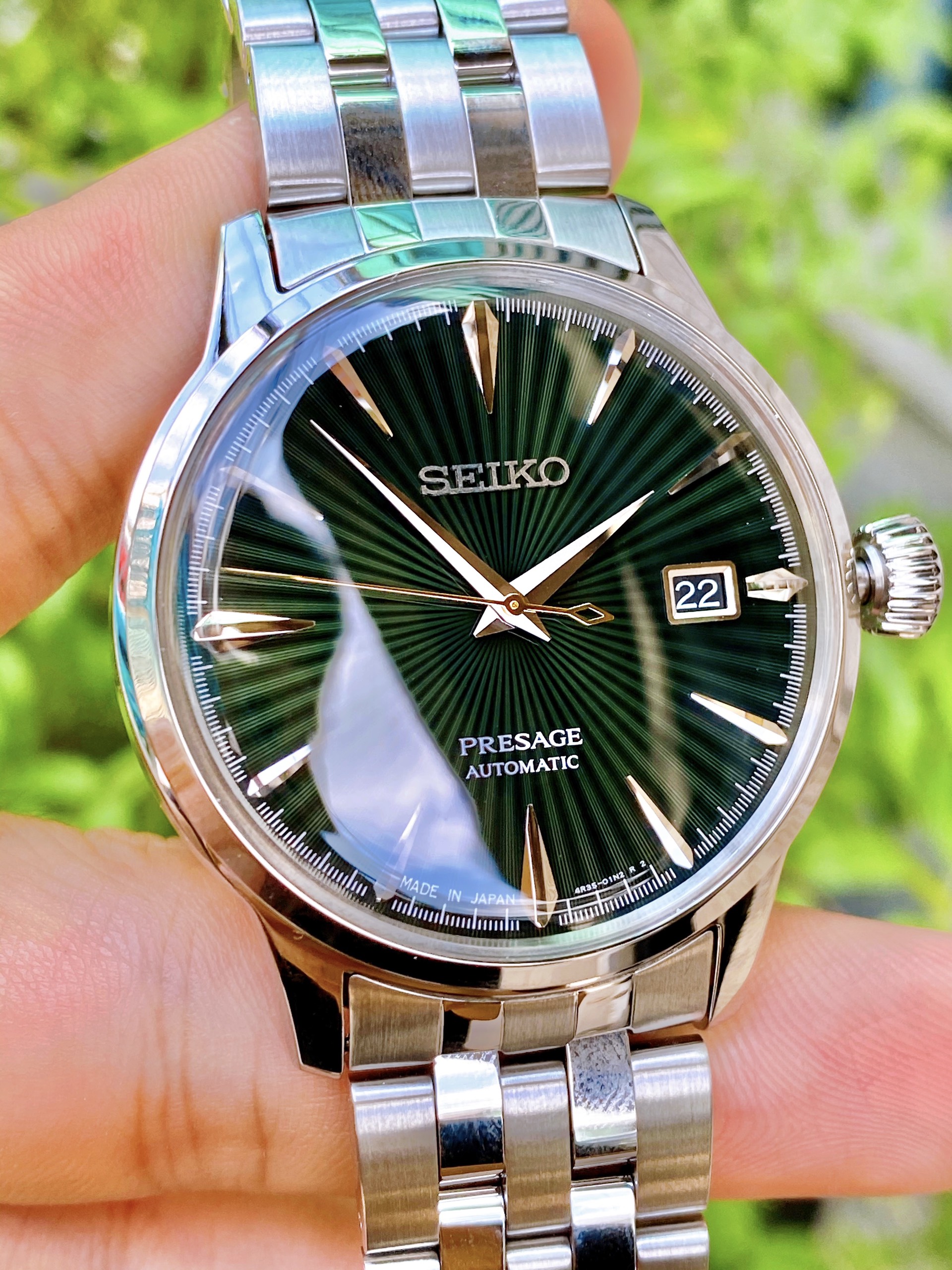 Đồng hồ Seiko Presage Cocktail Green Dial SRPE15J1-2 - Smile Watch