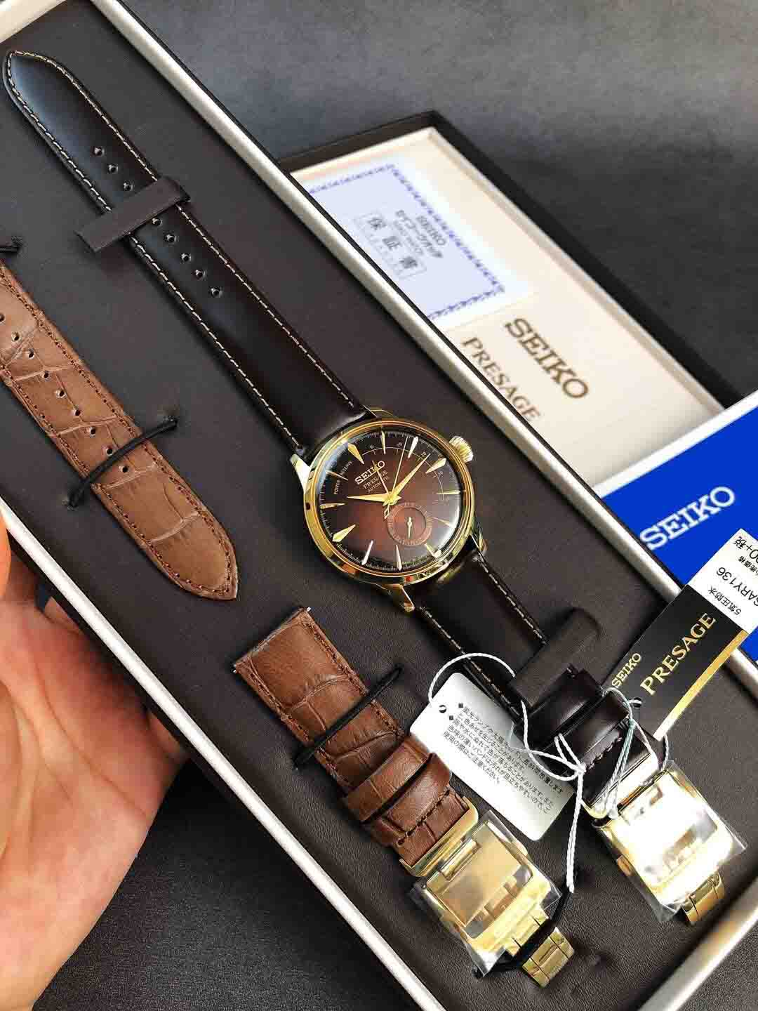 Seiko Presage Limited Edition Cocktail Old Fashioned SARY136
