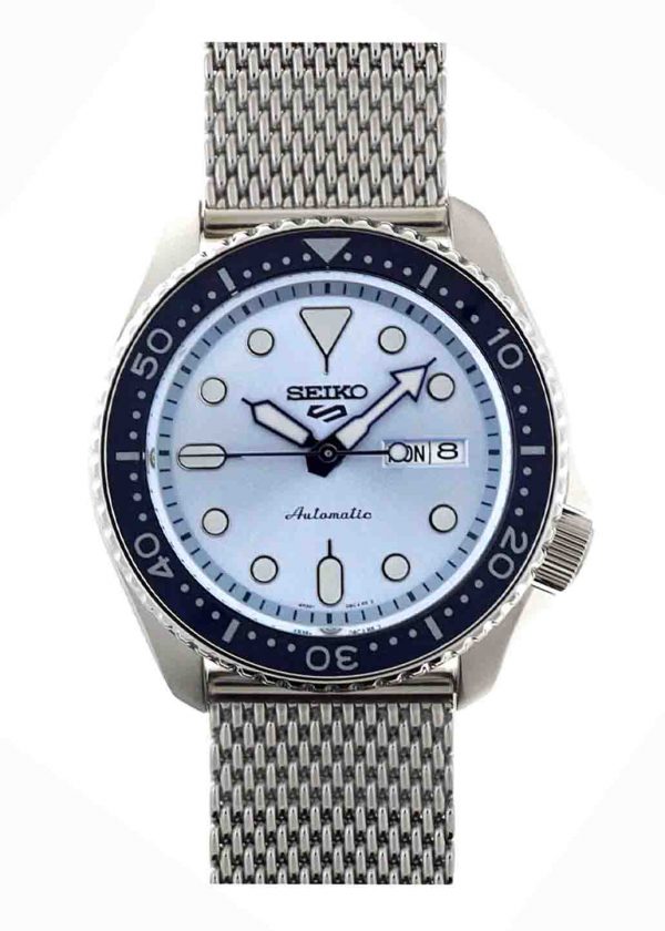 Seiko 5 Sports SRPE77K1 Ice Blue Dial - Smile Watch