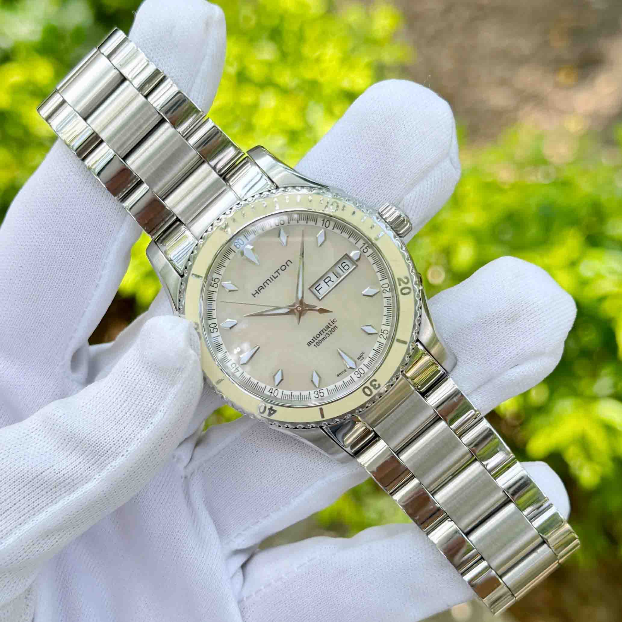 Hamilton seaview day date auto clearance